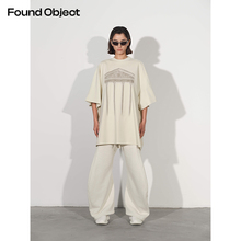 Found Object Oversize 原创廊形建筑印花短袖 Giebel T-shirt