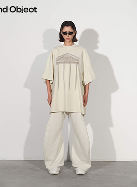 Found Object Oversize 原创廊形建筑印花短袖 Giebel T-shirt
