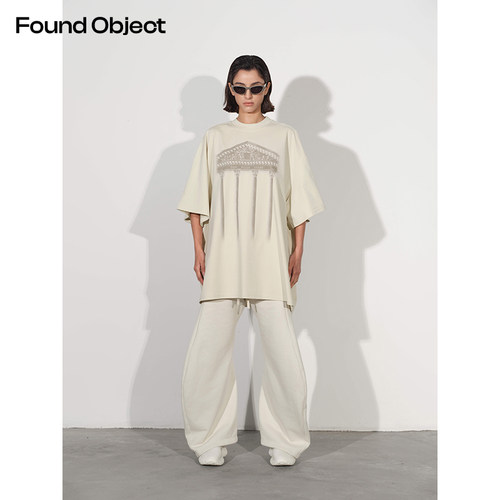 平纹印花OVERSIZE廓形短袖T恤