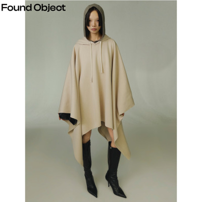 Found Object  悬垂斗篷连帽上衣  Durchhang cloak hooded top