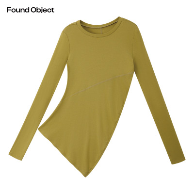 Found Object  J型花针结构打底上衣  J-förmig base top