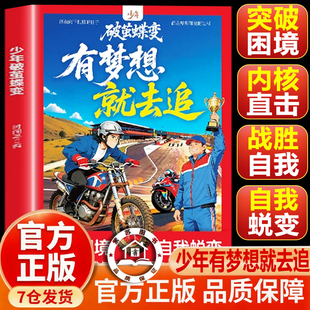 【官方正版-现货速发】少年破茧蝶变 书籍正版 有梦想就去追 正版重塑少年思维与行动的能量之书