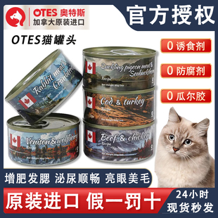 OTES猫咪主食罐头成猫幼猫奶糕通用型补水湿粮猫饭餐盒85g奥特斯