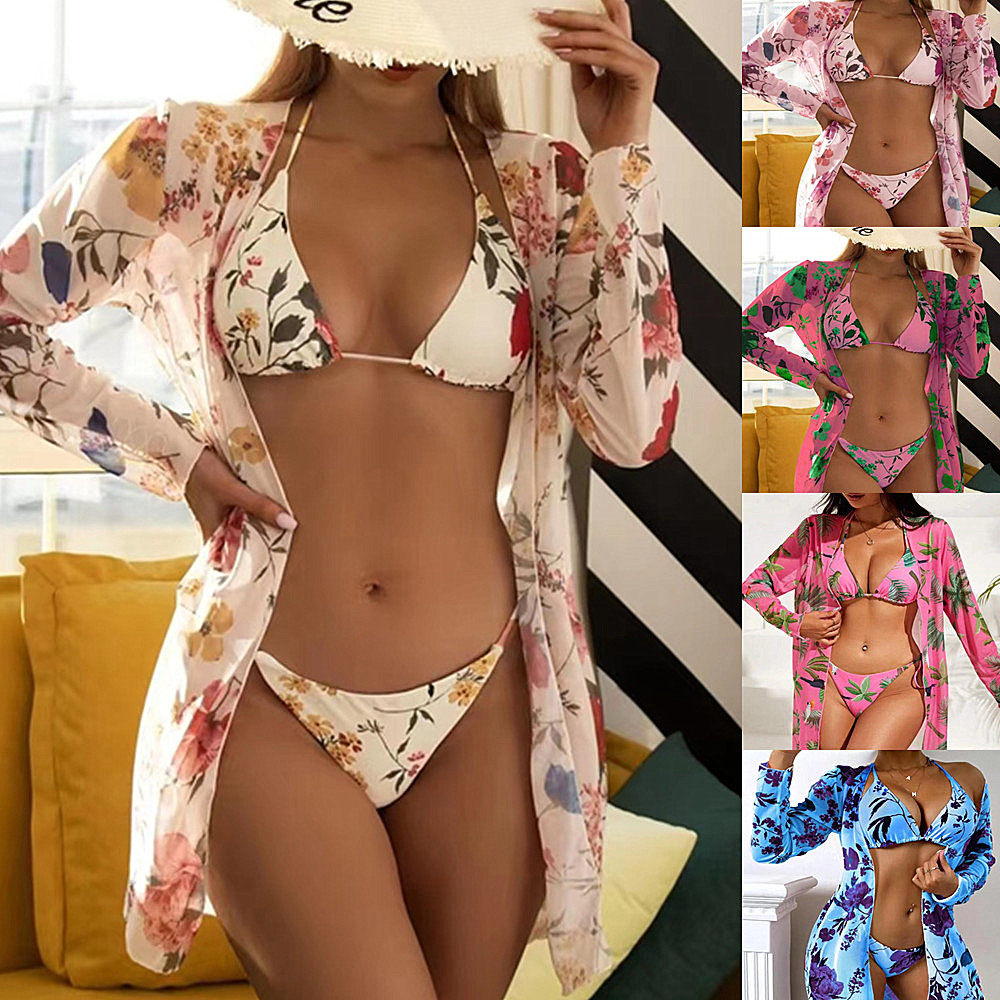 欧美外贸原单出口泳衣女
