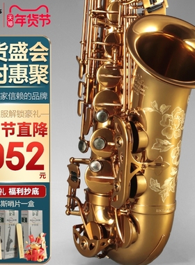 ROLLINS法国罗林斯萨克斯管乐器x3中音降e调萨克斯风成人专业演奏