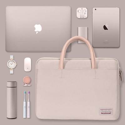 日本进口好看的笔记本电脑手提包14寸女适用苹果惠普MacBook Pro13联想