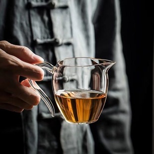 玻璃茶具公道杯大号家用耐热玻璃分茶匀杯手工玻璃茶海茶公道