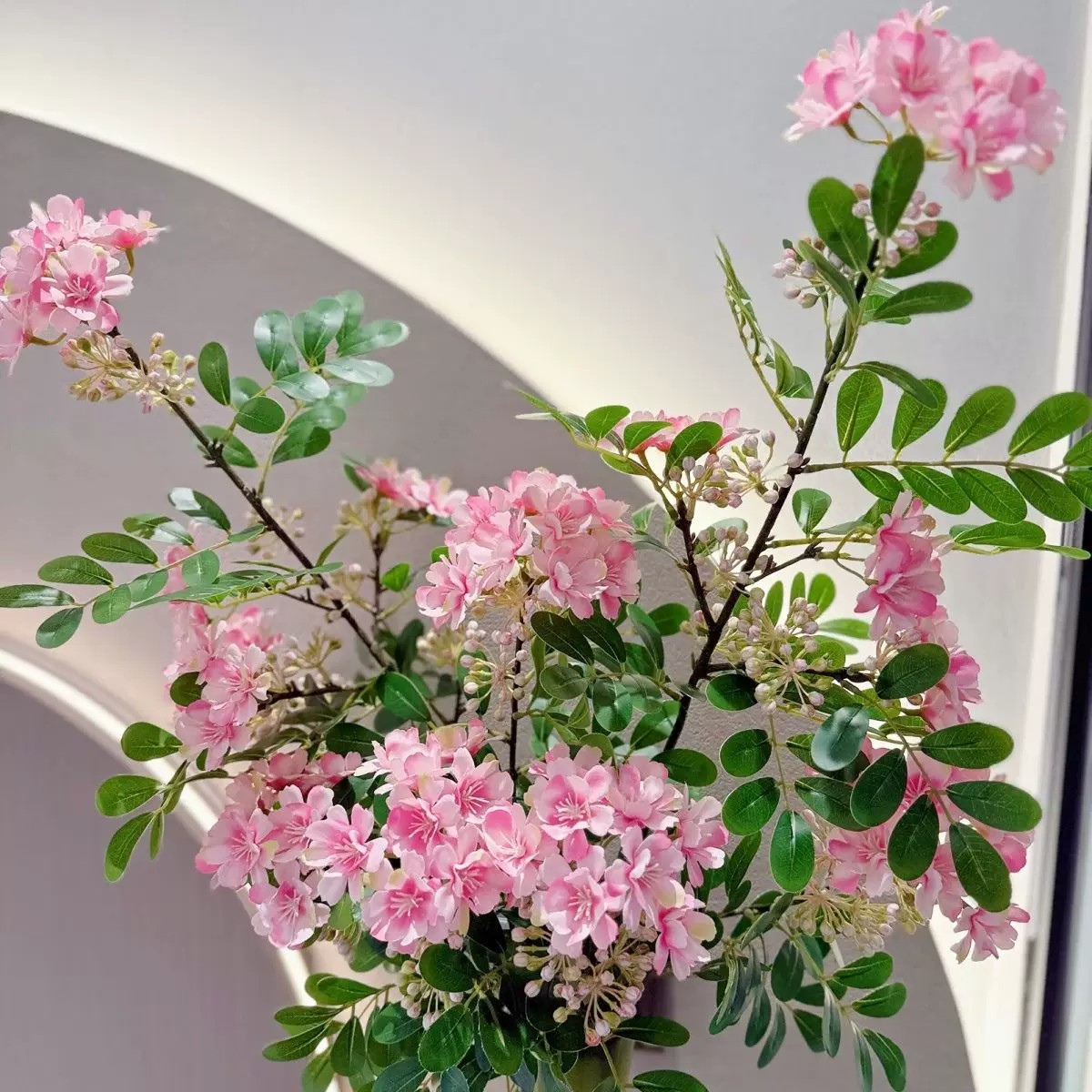 含笑花仿真花高级一模一样轻奢风