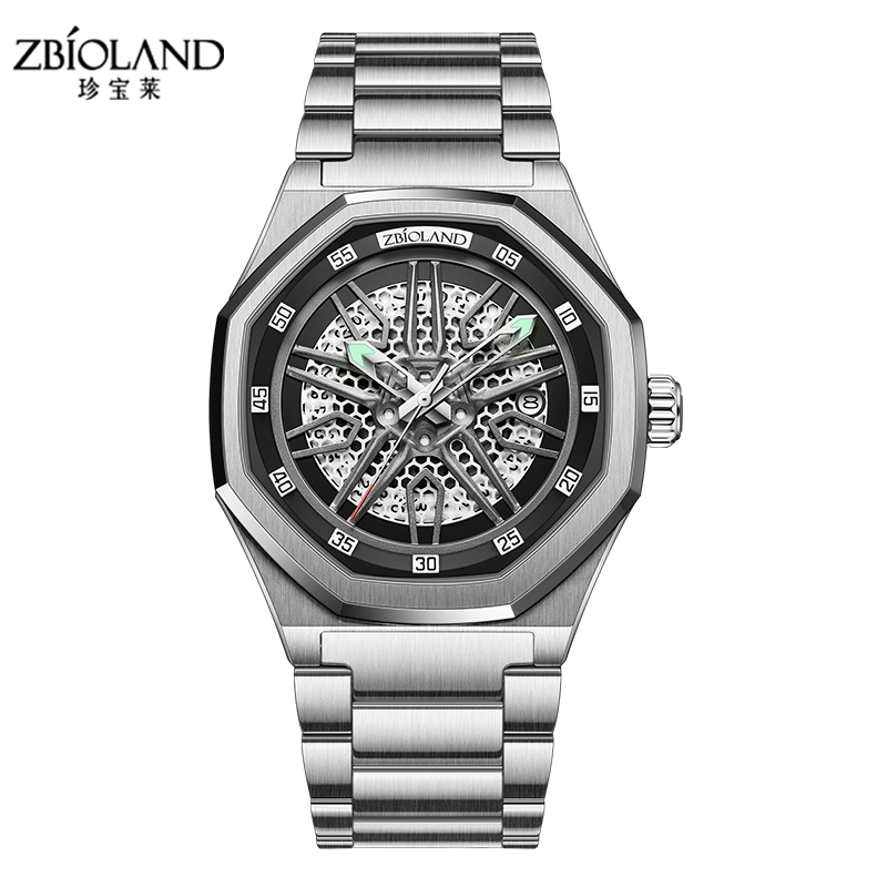 珍宝莱国表2023年新款全自动机械表男运动手表男防水夜光十大品牌