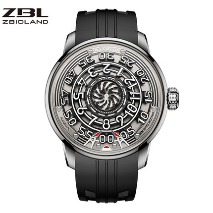 珍宝莱ZBIOLAND-ZBL1002命运之轮概念机械腕表男防水潮流时尚手表