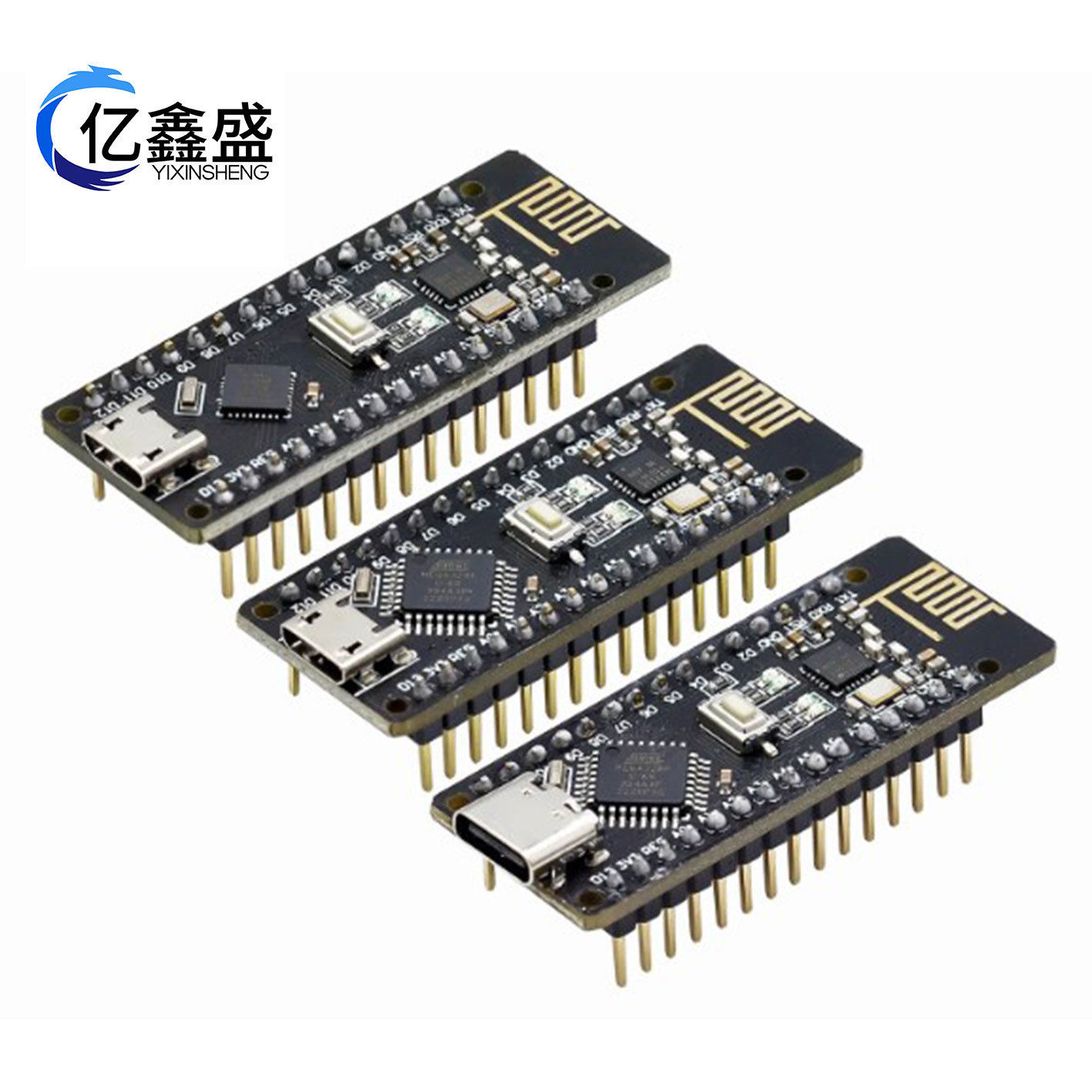 RF-Nano兼容ATMEGA328P Nano V3.0集成NRF24L01无线CH340串口模块