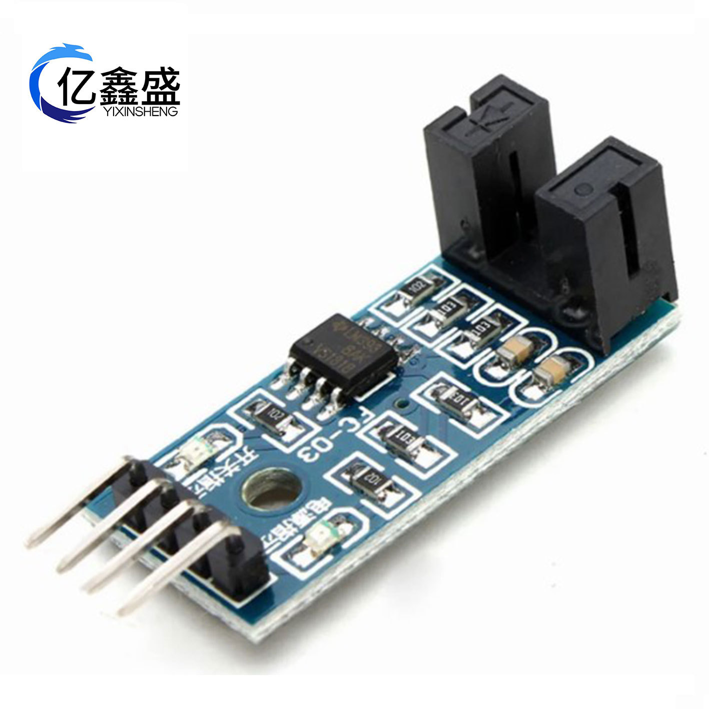 测速传感器 计数器 电机测试 槽型光耦模块