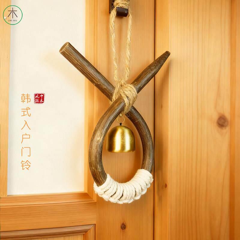 十木韩国入户门铃风铃简约墙面装饰手工藤条卧室挂件祝福送人礼品