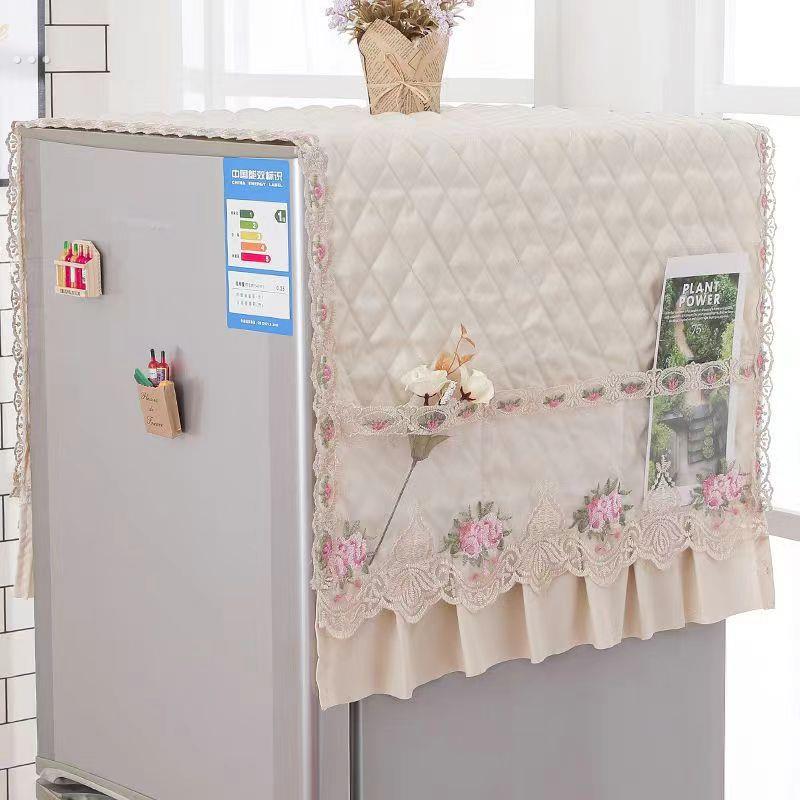 冰箱盖布防尘罩双开门盖巾单开门顶布保护罩防尘布遮盖网红防尘套