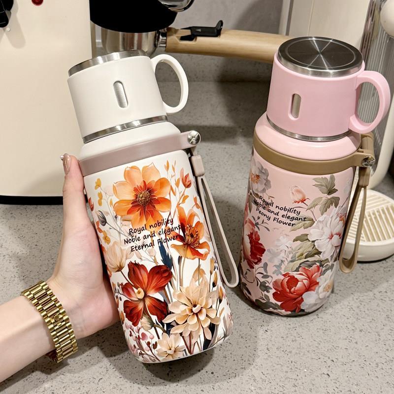 保温杯子女生高颜值精致高级感2025新款316不锈钢水杯带盖泡茶杯