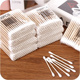 sterile tip swabs headed two sticks buds cotton The