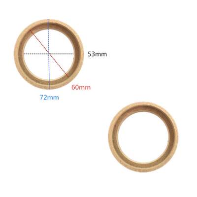 三分频倒模支架音响改装AB柱1.5寸2寸高音3.5寸4寸中音喇叭木垫圈