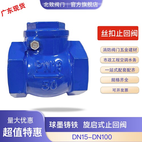 球墨铸铁旋启式内螺纹止回阀