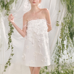 连衣裙定制 Garden系列一字领无袖 Arti Apparel越南品牌Radiant