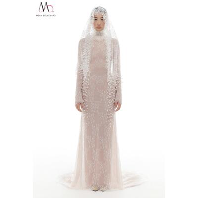 LaPureza系列白花头巾定制