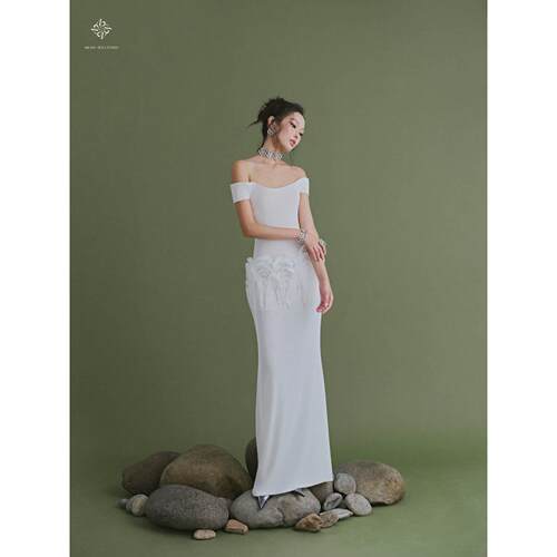 PebbleBallet刺绣长裙定制