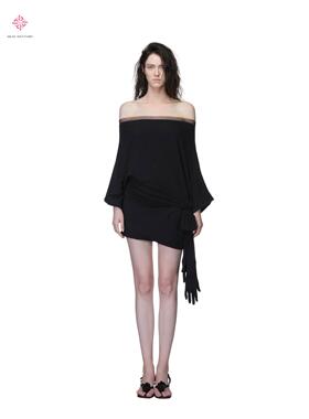 DAS LA VIE越南小众品牌Seraph Praxis系列露肩迷你连衣裙定制