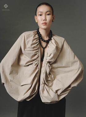 H2B à La Mode越南品牌Lignes Souveraines系列茧形外套定制