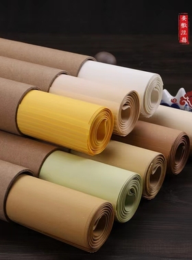 纯手工珠光云母熟宣纸工笔画专用熟宣蝉翼麻纸花草四尺整张六尺书法国画小楷作品仿古纸考试白色国画创作批发