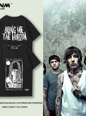 bring Me The Horizon乐队短袖T恤男女生BMTH金属核乐队周边半袖