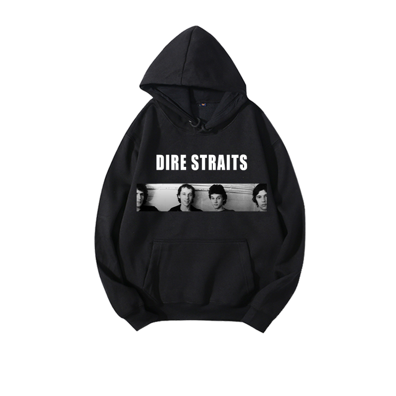 英伦摇滚乐队周边dire straits lp黑胶恐怖海峡卫衣宽松男女上衣