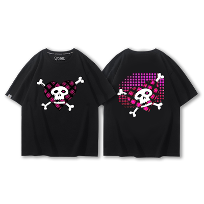 夏季甜酷简约宽松休闲百搭半袖