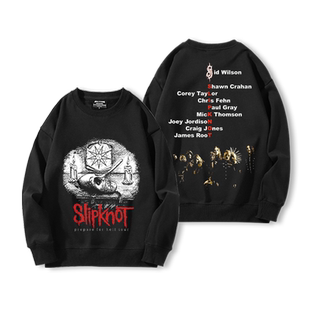 Slipknot活结乐队圆领卫衣男秋冬美式街头暗黑重金属摇滚上衣服潮