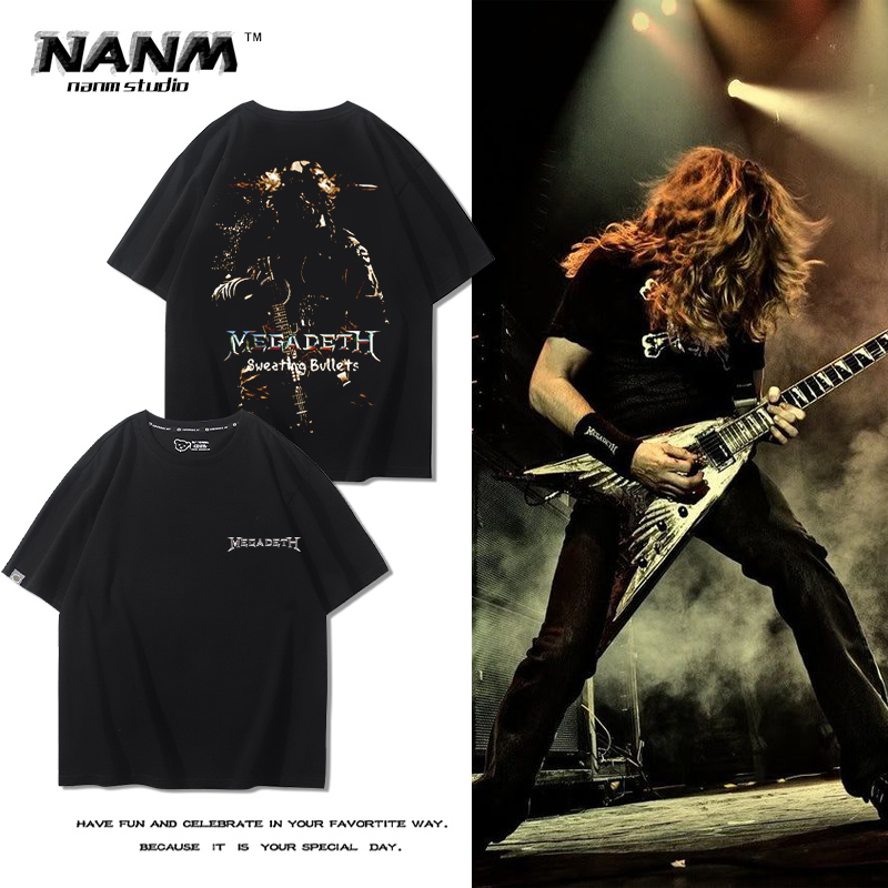 欧美重金属高街暗黑潮牌半袖