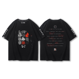 二十一名飞行员twenty one pilots独立流行组合短袖男夏季纯棉T恤