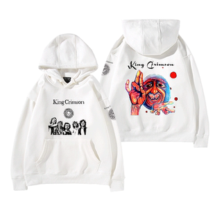 King Crimson克里姆森国王乐队连帽卫衣男秋冬英伦摇滚宽松上衣服