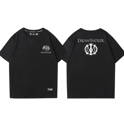 Dream Theater梦剧院乐队短袖T恤男女生夏季纯棉摇滚泰版宽松半袖