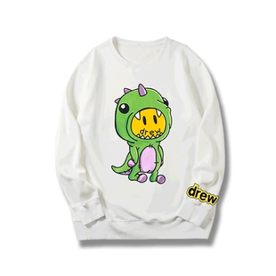 Drew House贾斯丁比伯鹿晗同款笑脸恐龙怪兽卫衣男春秋加绒ins潮