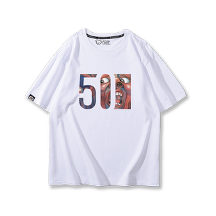 前卫摇滚乐队King Crimson克里姆森国王短袖男女夏季休闲纯棉T恤