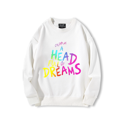 圆领卫衣男女款秋冬经典印花摇滚