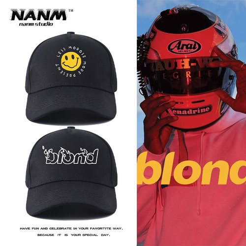 男女夏季印花遮阳鸭舌帽