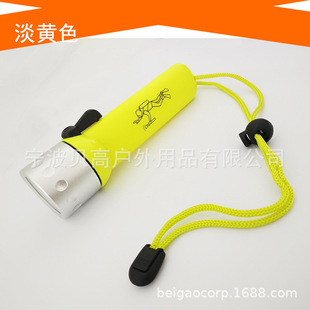 探光潜水手电筒5号电池家用照明灯迷你便携户外远射防水手电