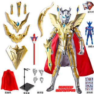 闪耀黄金赛罗奥特曼玩具可动关节手办人偶SHF泽塔迪迦布莱泽儿童