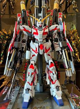 大班MG强袭自由能天使HG红异端七剑红白独角兽MEGA大元祖拼装手办