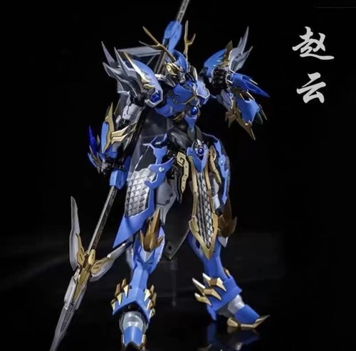 三国摩动核MG高达手办赵云关羽吕布敖丙白起曹仁干将机甲盲盒福袋