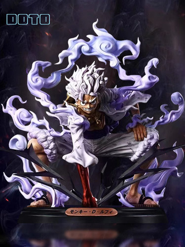 海贼王尼卡路飞五档太阳神蹲姿GK手办模型航海王路飞觉醒动漫周边