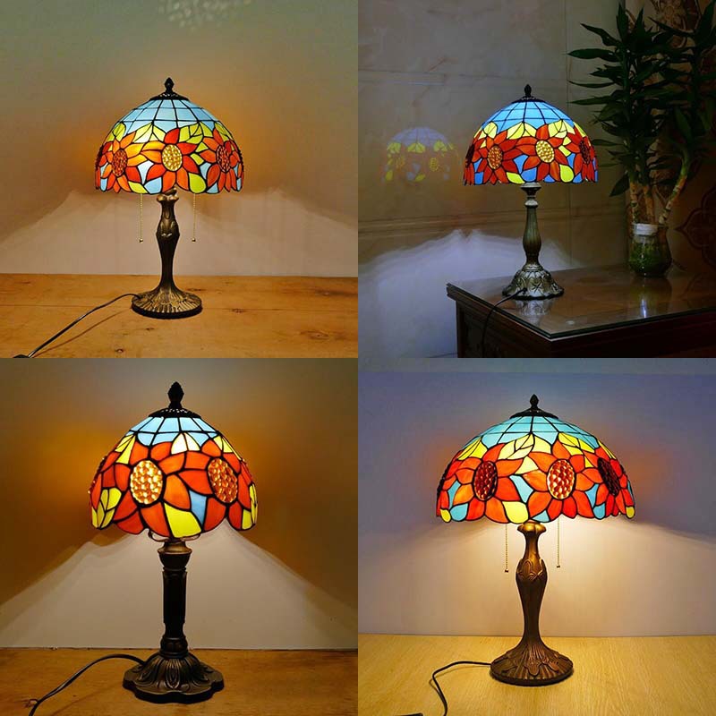 蒂凡尼欧式复古卧室床头灯地中海田园客厅书房酒吧咖啡厅小台