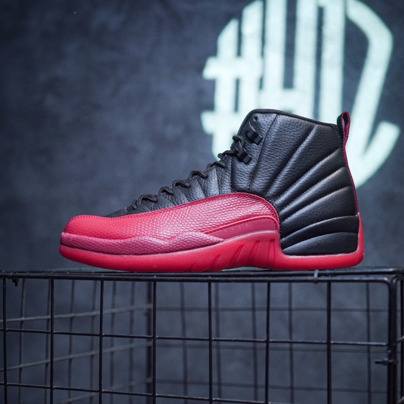 aj12男鞋黑红黑武士白黑白金运动休闲篮球保暖莆/田/纯/原/潮鞋