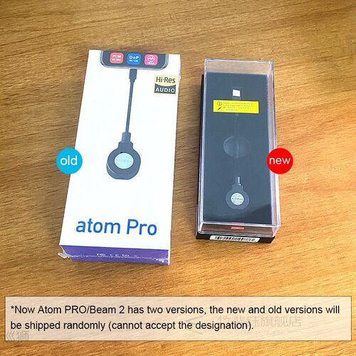 Audirect Atom Pro MQA ESS9281C USB DAC Cable Headphone Ampli