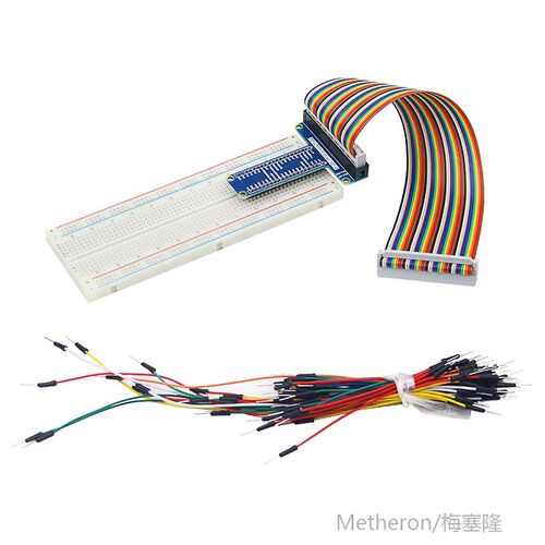 GPIO Extension Board +MB-102 830 Point Breadboard + 40 Pin G