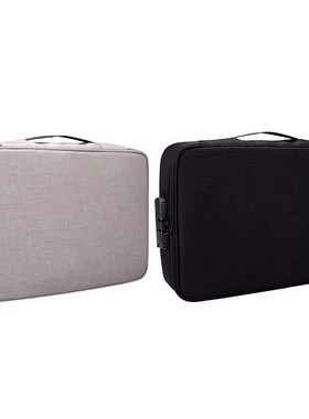 2x Document Ticket Bag Large Capacity Certificates Files Org